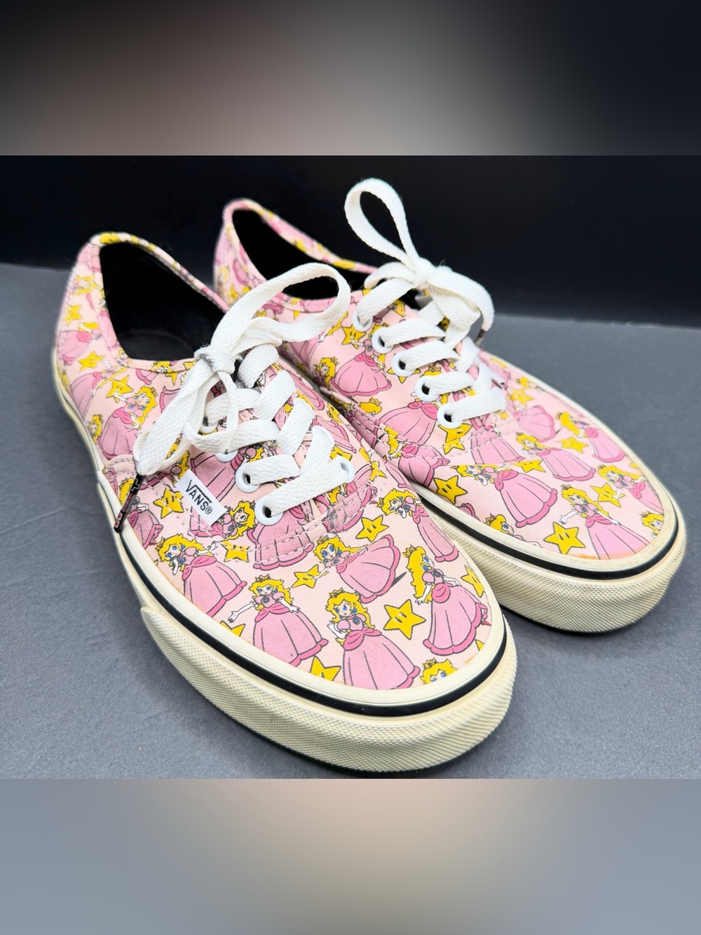 Vans x Nintendo Collaboration - Pink Princess- Sneakers, Women’s Size:8
